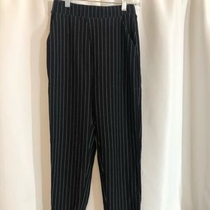 Stripped black and white pants!